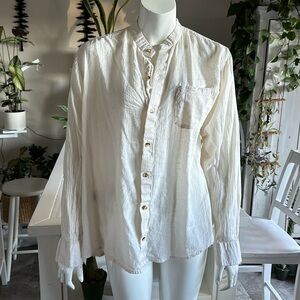 Yacatekisimo size large 100% cotton over shirt made in Mexico